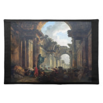 Louvre in Ruins - Hubert Robert (1796) placemats