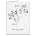 Louvrer's Leap Cartoon Card