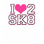 Love2SK8-Pink & Black t-shirts