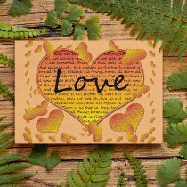 Love 1 Corinthians 13 Hearts
