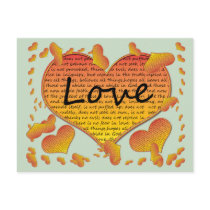 Love 1 Corinthians 13 Hearts