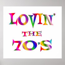 Love 70s Poster
