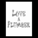 Love a Plumber postcards