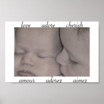 Love Adore Cherish Print