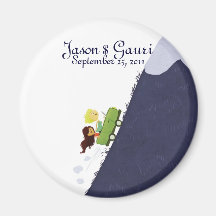 Love Adventure - Save the Date Refrigerator Magnets