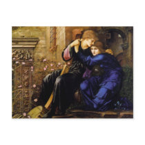 Love Among the Ruins - Edward Burne-Jones Postcards