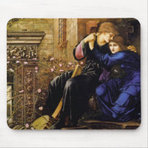 Love among the ruins Pre-Raphaelite Art Mousepads