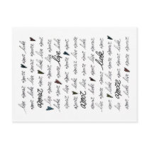 "Love Amour Amore Liebe Amor" Postcards