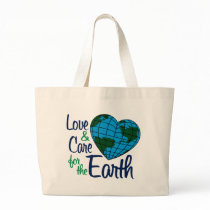 Love &amp; Care for the Earth Canvas Bags