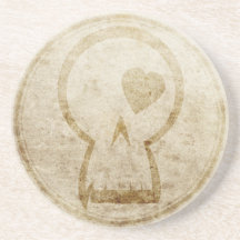 Love and Bones drink coaster