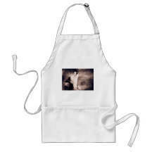love and Hope Siberian husky Aprons