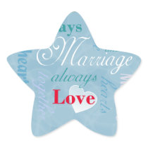 Love and Marriage Sticker