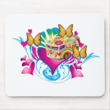 Love And Peace Mouse Mats