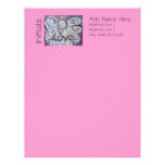 Love Angel Word Custom Letterhead Stationery Set