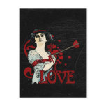 Love Arrow in the Heart Post Cards