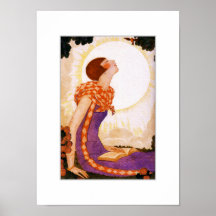 Love. Art Deco Art Poster