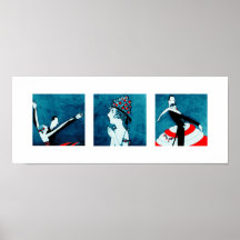 Love. Art Deco design Print