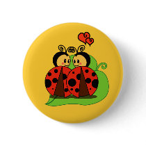 Love at first sight pinback button
