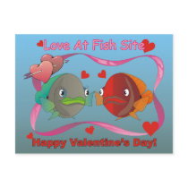 Love At Fish Site Post Card