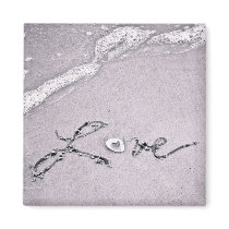 Love at the water's edge fridge magnets