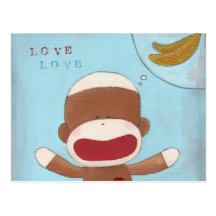 Love & Bananas Postcard