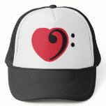 love bass trucker hat