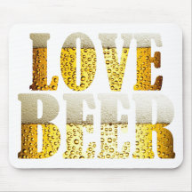 Love Beer Mouse Pad