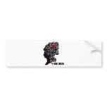 Love Big Hair bumper stickers