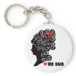 Love Big Hair keychains