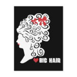 Love Big Hair postcards