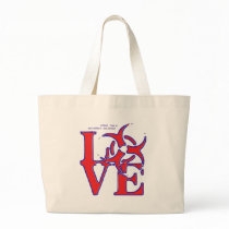 "love BIOhazard" Bags