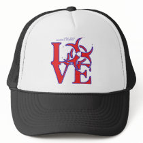 "love BIOhazard" Mesh Hats