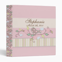 Love Bird Baby Photo Album 3 Ring Binders