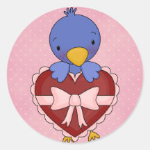 Love Bird Valentine Stickers