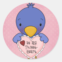 Love Bird Valentine Stickers
