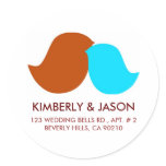 Love Birds Address Labels