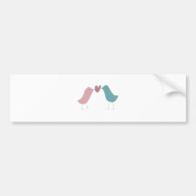Love Birds Bumper Sticker