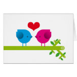 Love birds card