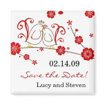 Love Birds & Cherry Blossoms Save the Date