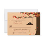 Love Birds Falling Hearts Oak Tree RSVP