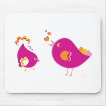 Love Birds Mouse Pads