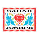 Love Birds Papel Picado Wedding Invitation
