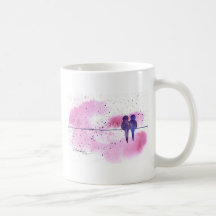 Love Birds - Pink Coffee Mug