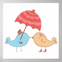 Love Birds Romance Gifts Posters