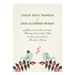 Love Birds Wedding Announcement