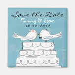 Love Birds Wedding Fridge Magnets