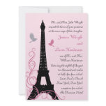 Love Birds Wedding Invitation (pink)