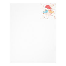 Love Birds Wedding Valentines Letterhead