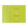 Love Birds with Lines & Dots Green Post Cards