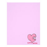 love bites biting heart letterhead template